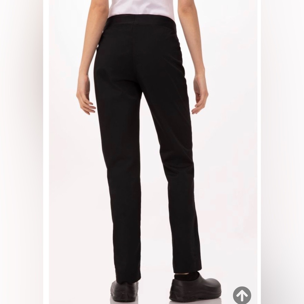 ChefWorks LIGHTWEIGHT SLIM CHEF PANTS -Women’s Cut M - BONUS White T-Shirt